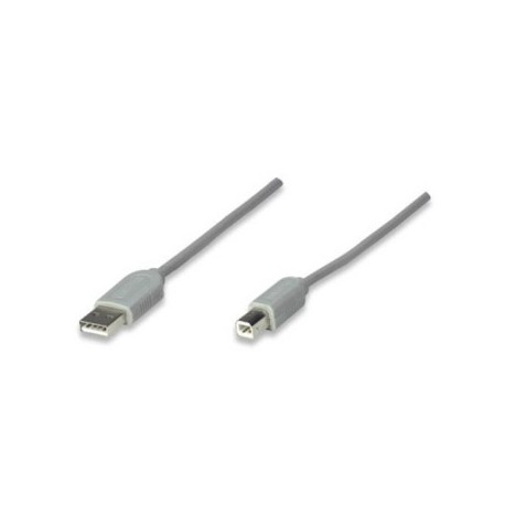 CABLE USB A-B 3.0M GRIS