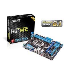 MOTHERBOARD ASUS H61M-C