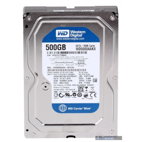 DISCO DURO SATA III DE 500GB WESTERN DIGITAL