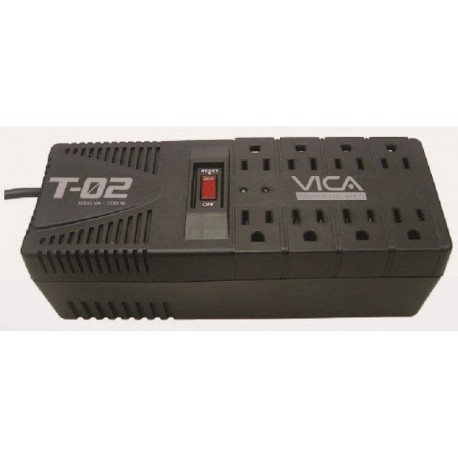 REGULADOR VOLTAJE VICA T-02 1200VA/700W