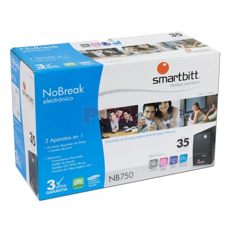 NO BREAK SMARTBITT 750 (NB-750)  DE 750 VA / 375 WATTS 