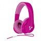 AUDIFONO DIADEMA VORAGO HP-204 ROSA