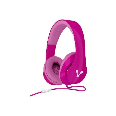 AUDIFONO DIADEMA VORAGO HP-204 ROSA